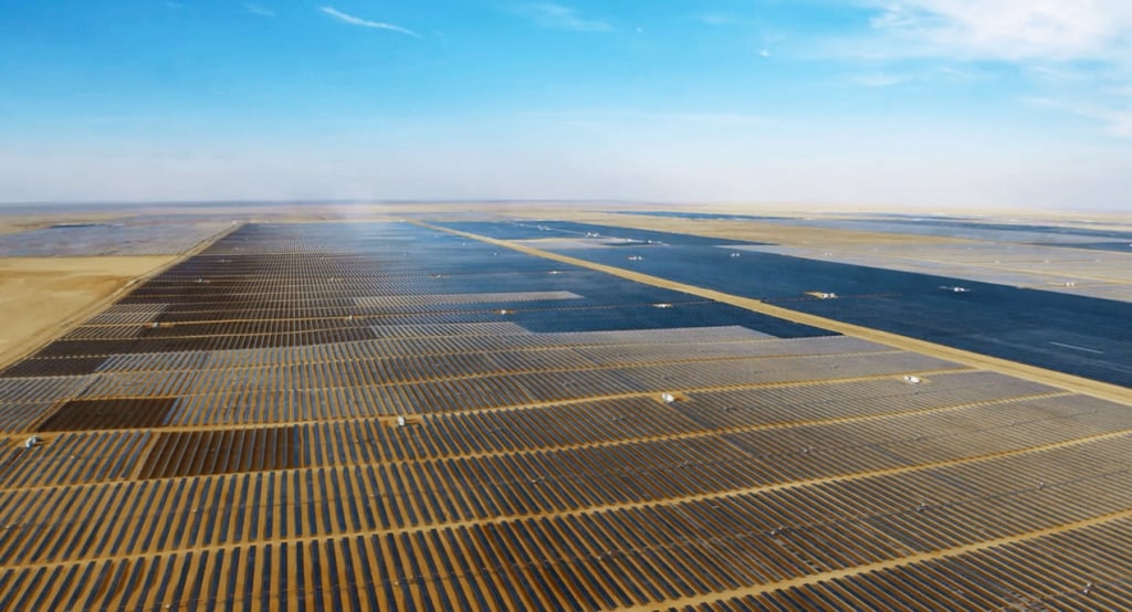 a solar pv project in Egypt.