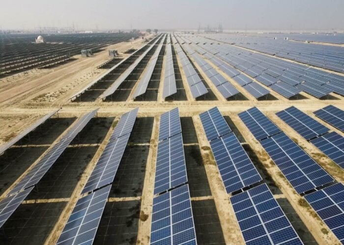 A solar project in Pakistan.